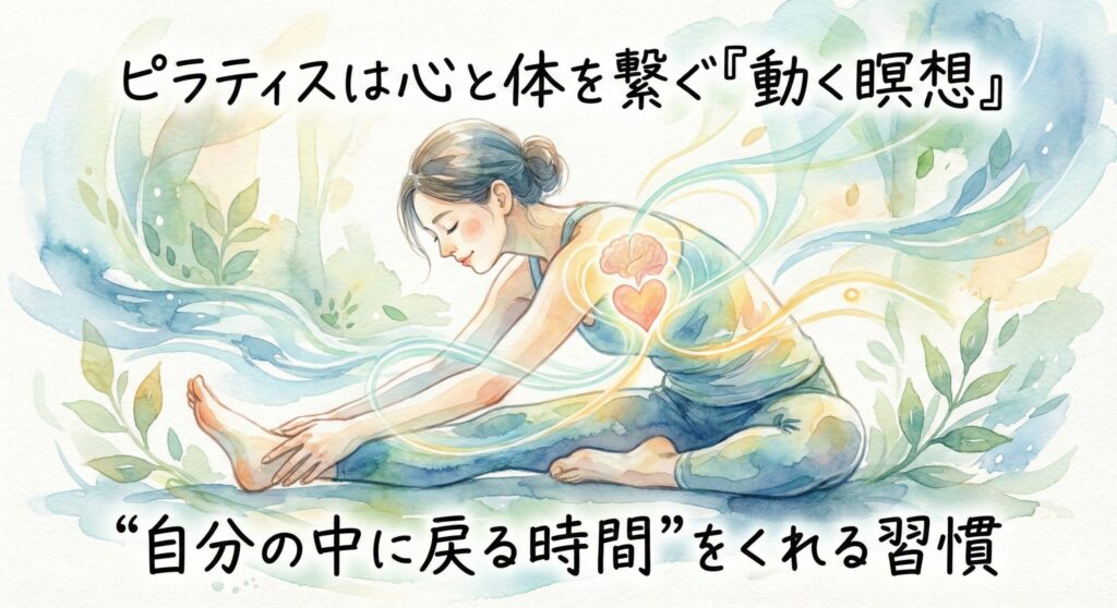 ピラティスは心と体を繋ぐ「動く瞑想」。“自分の中に戻る時間”をくれる習慣