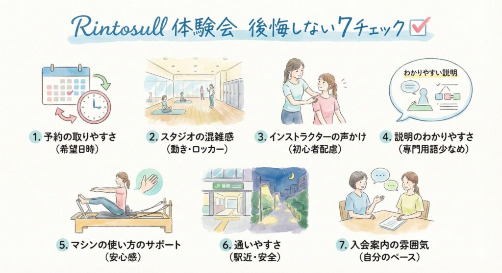 リントスル体験会で後悔しない7つのチェックポイント