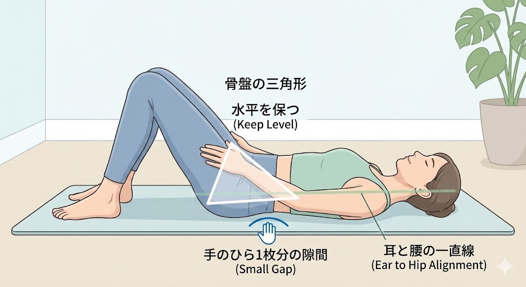ニュートラルポジションのやり方解説図