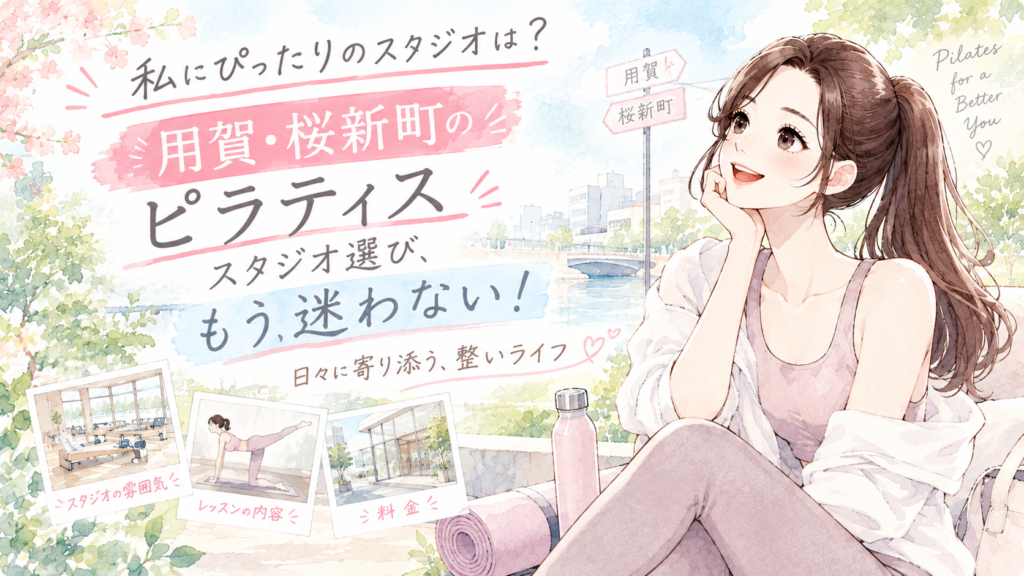 私にぴったりのスタジオは？ 用賀・桜新町の ピラティス スタジオ選び、 もう迷わない！ 日々に寄り添う、整いライフ